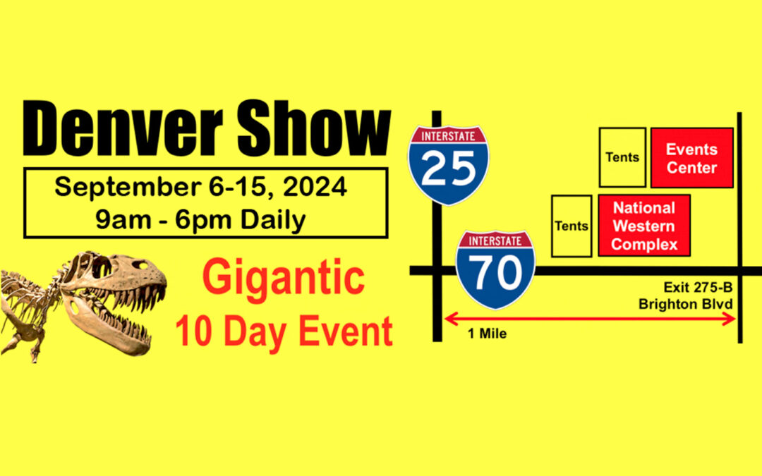 Denver Mineral, Fossil, Gem & Jewelry Show